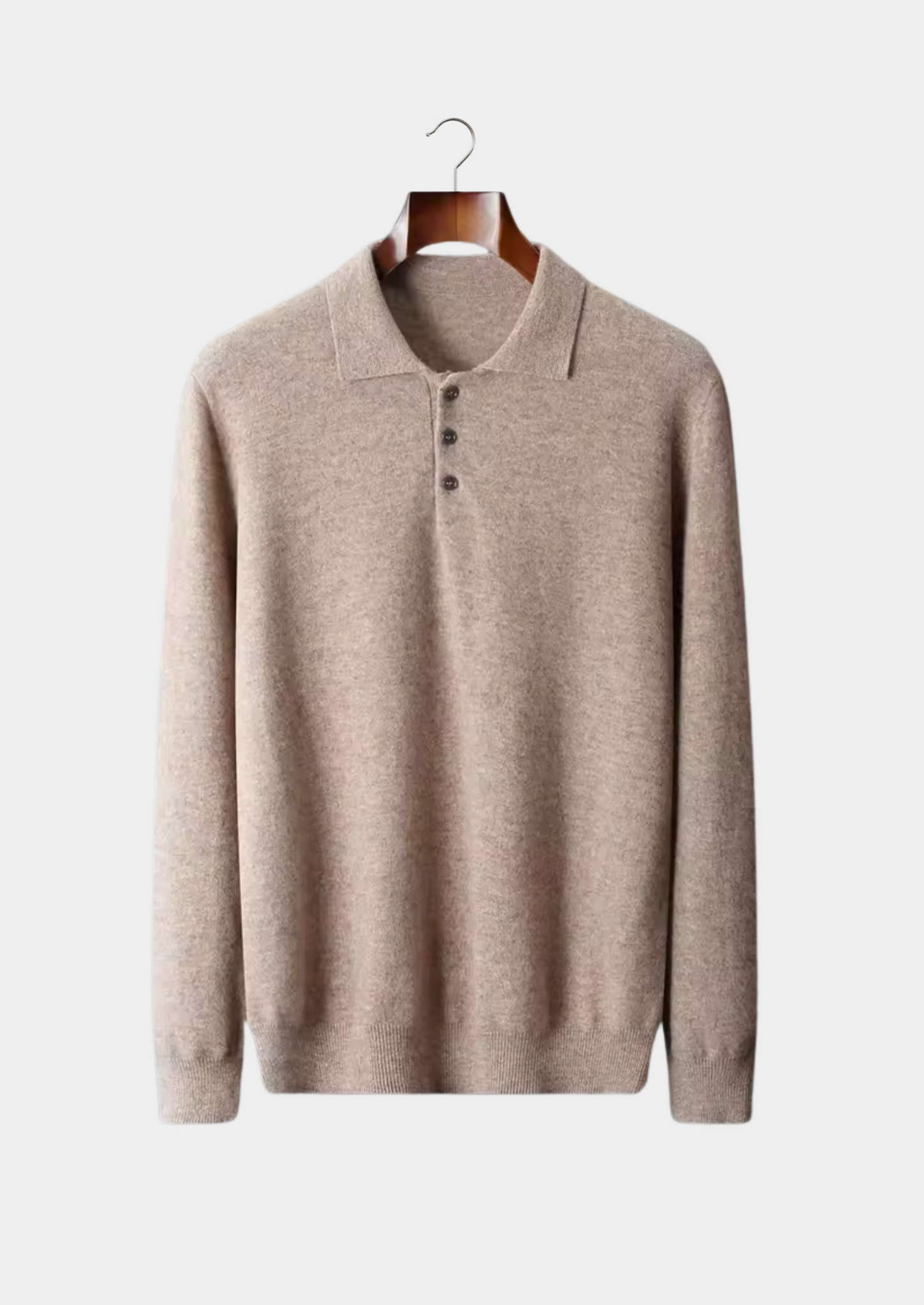 Pure Extra-Fine Merino Wool Classic Sweater Polo | Solmar