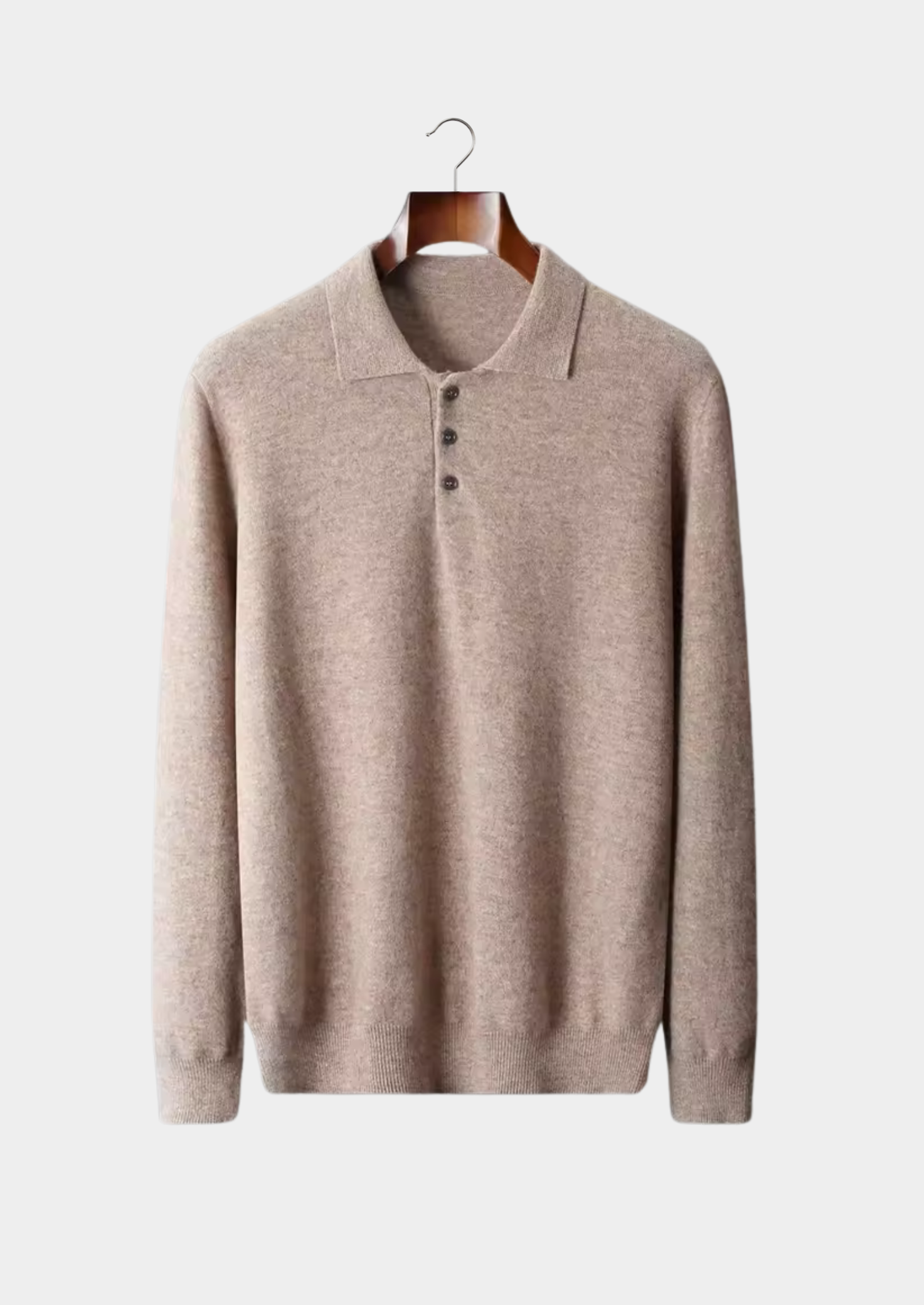 Pure Extra-Fine Merino Wool Classic Sweater Polo | Solmar
