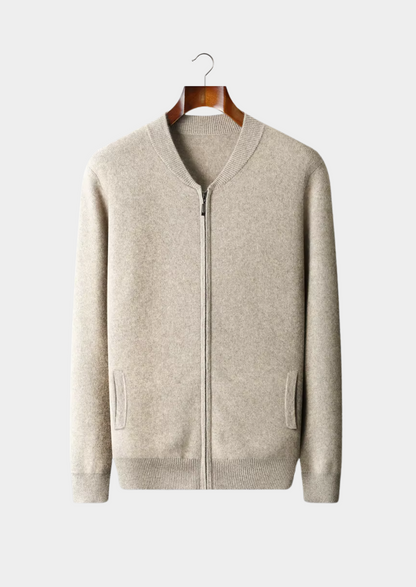 Pure Extra-Fine Merino Wool V-Neck Cardigan | Solmar