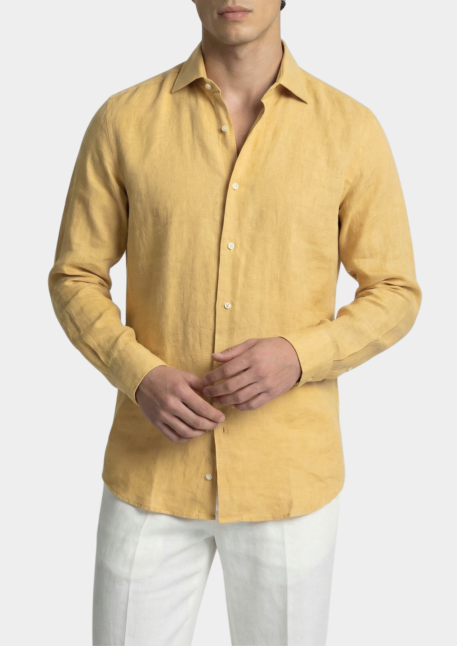 Portofino Coastal Shirt - Yellow | Solmar