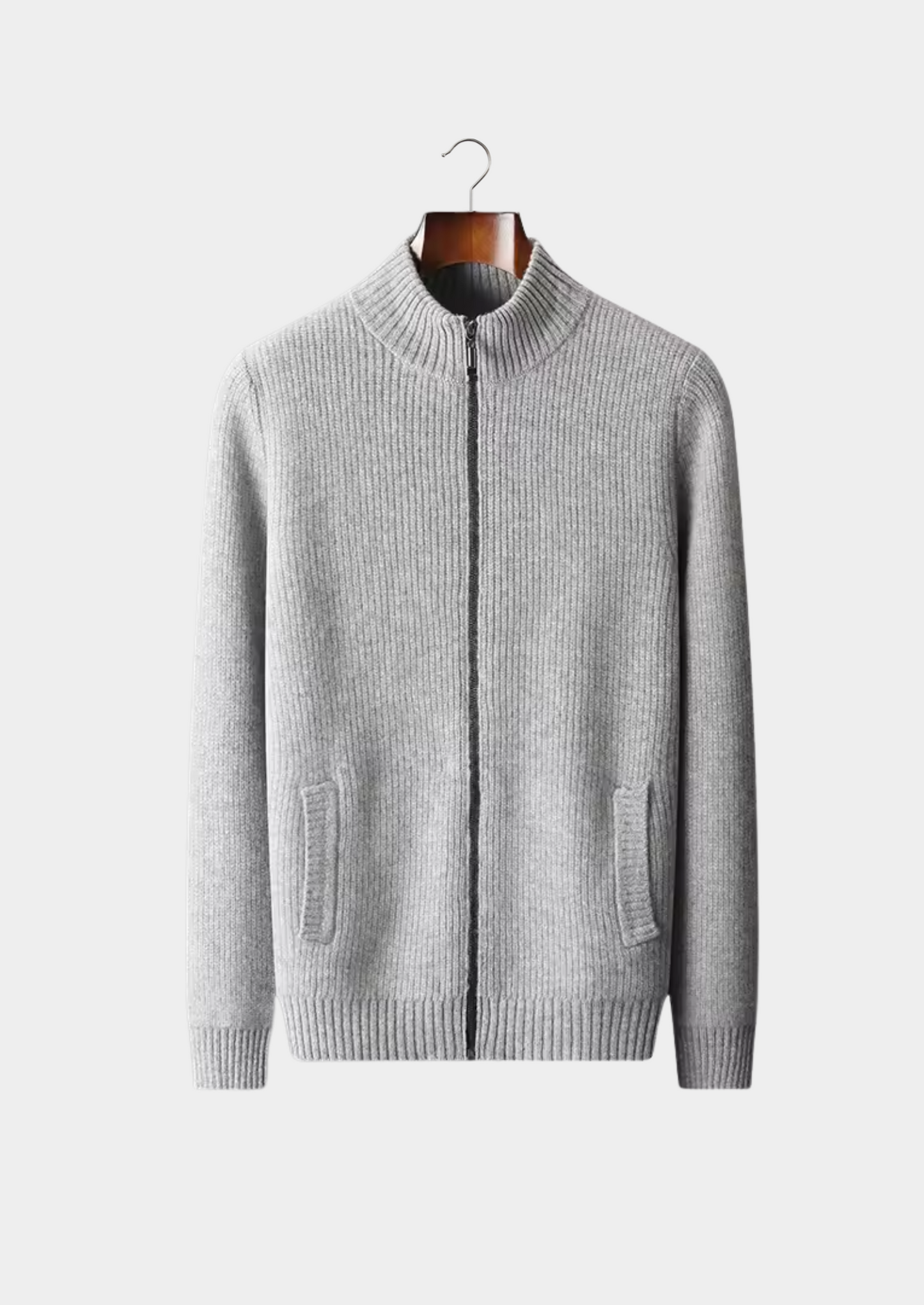Pure Extra-Fine Merino Wool Ribbed Cardigan | Solmar