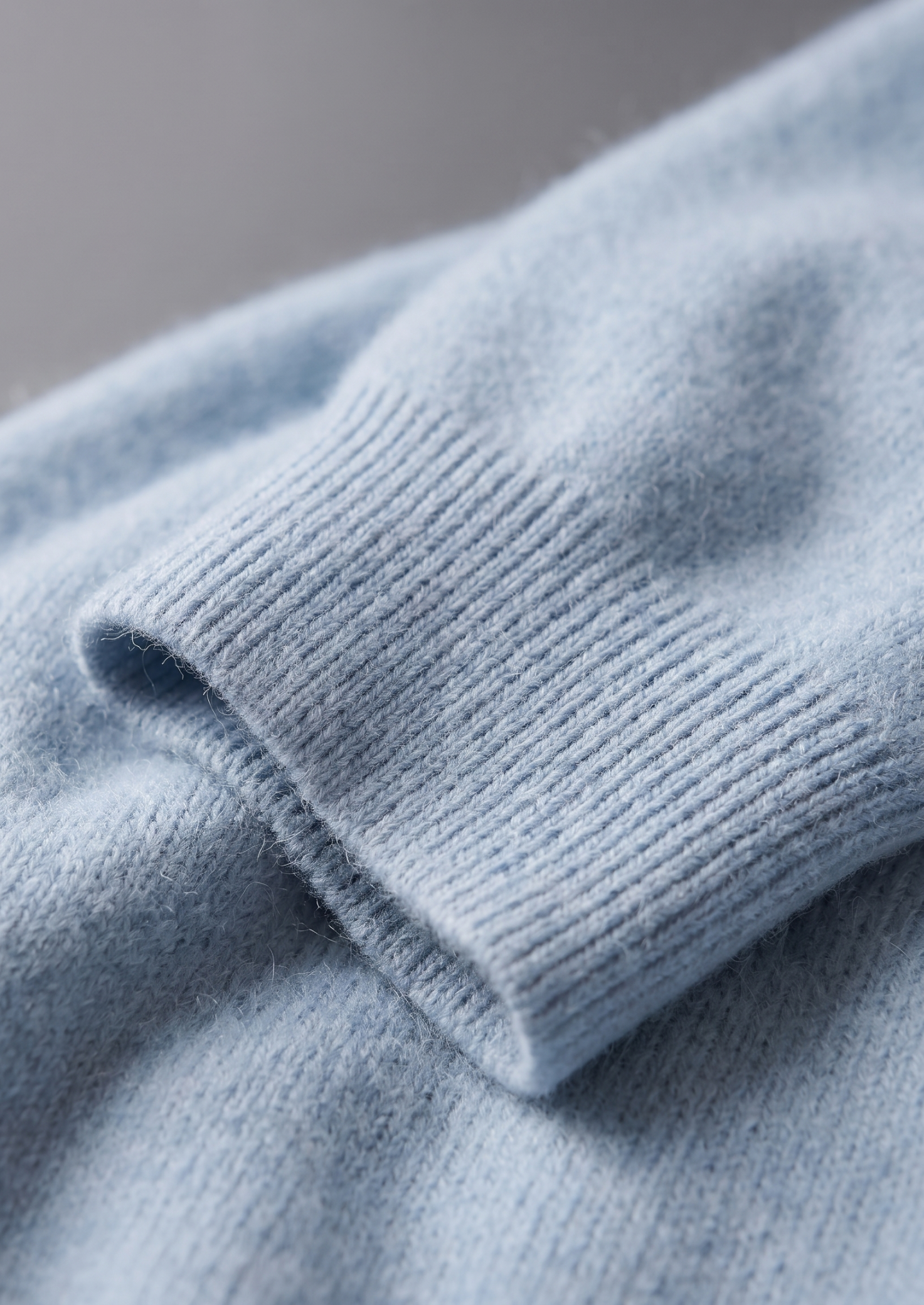 Pure Extra-Fine Merino Wool Light Blue Luzzo Set | Solmar