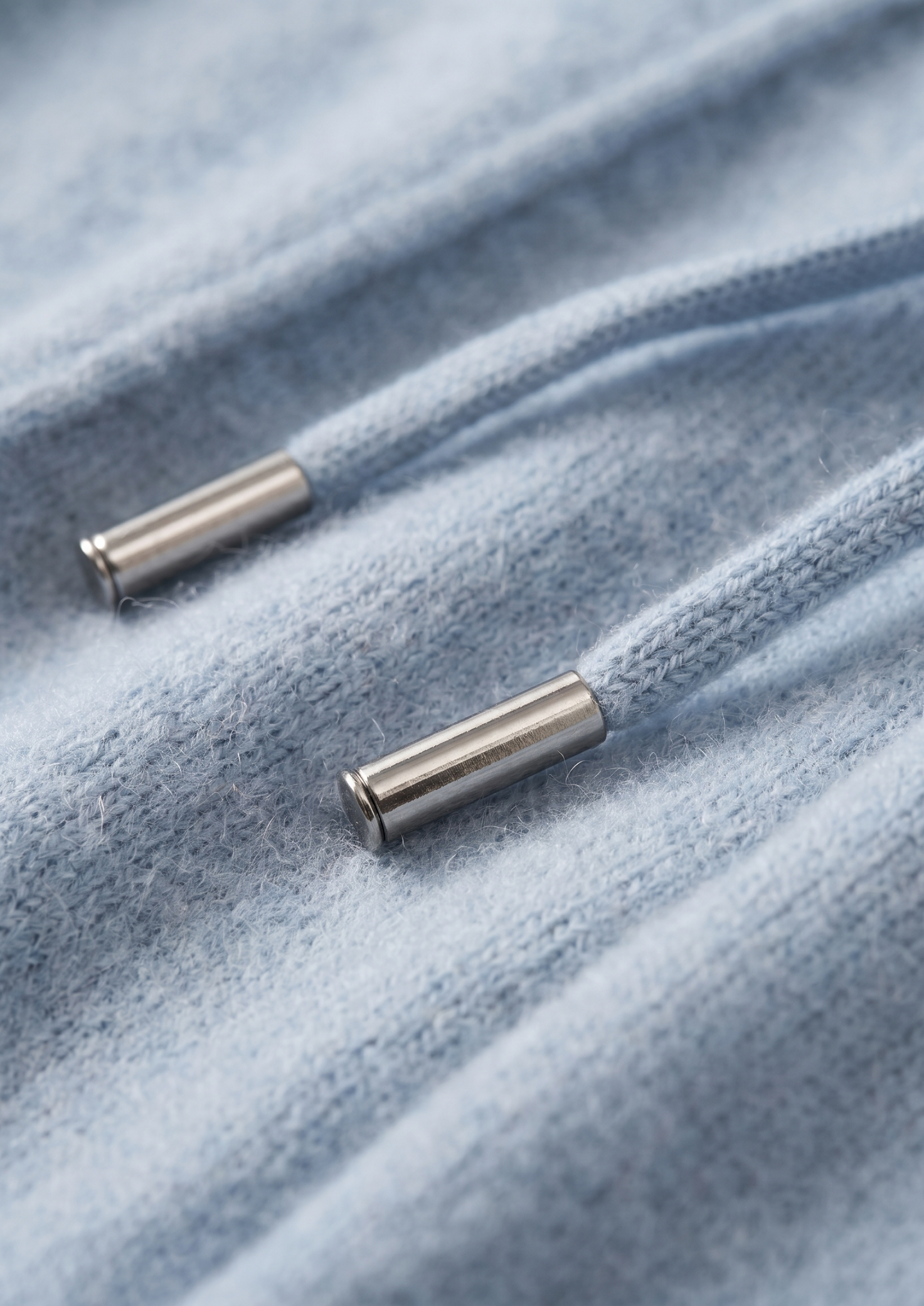 Pure Extra-Fine Merino Wool Light Blue Luzzo Set | Solmar