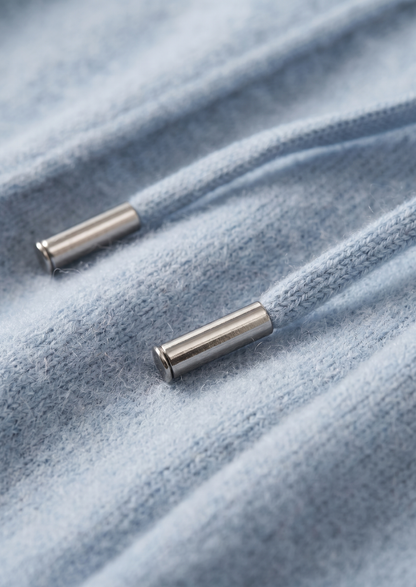 Pure Extra-Fine Merino Wool Light Blue Luzzo Set | Solmar