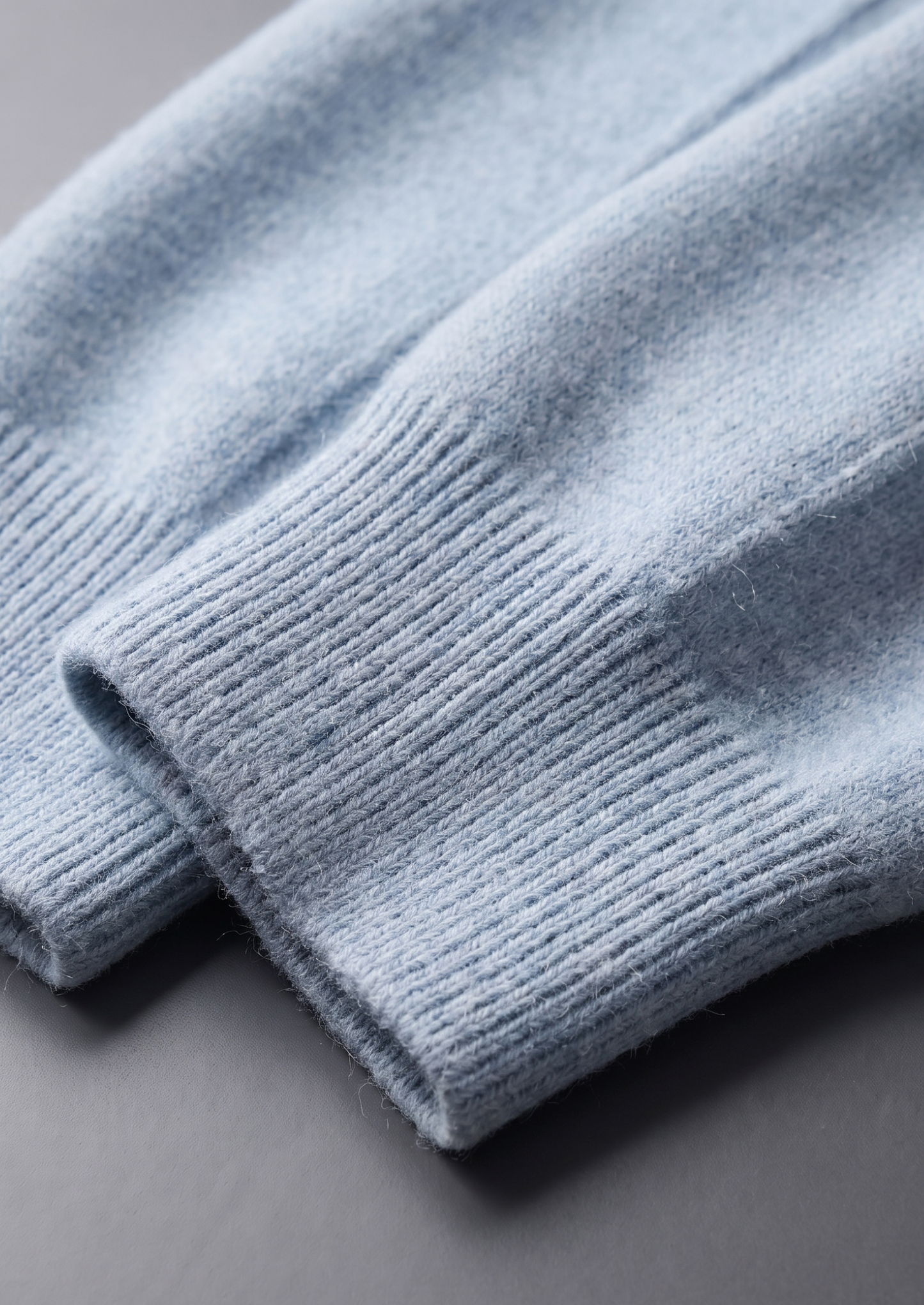 Pure Extra-Fine Merino Wool Light Blue Luzzo Set | Solmar