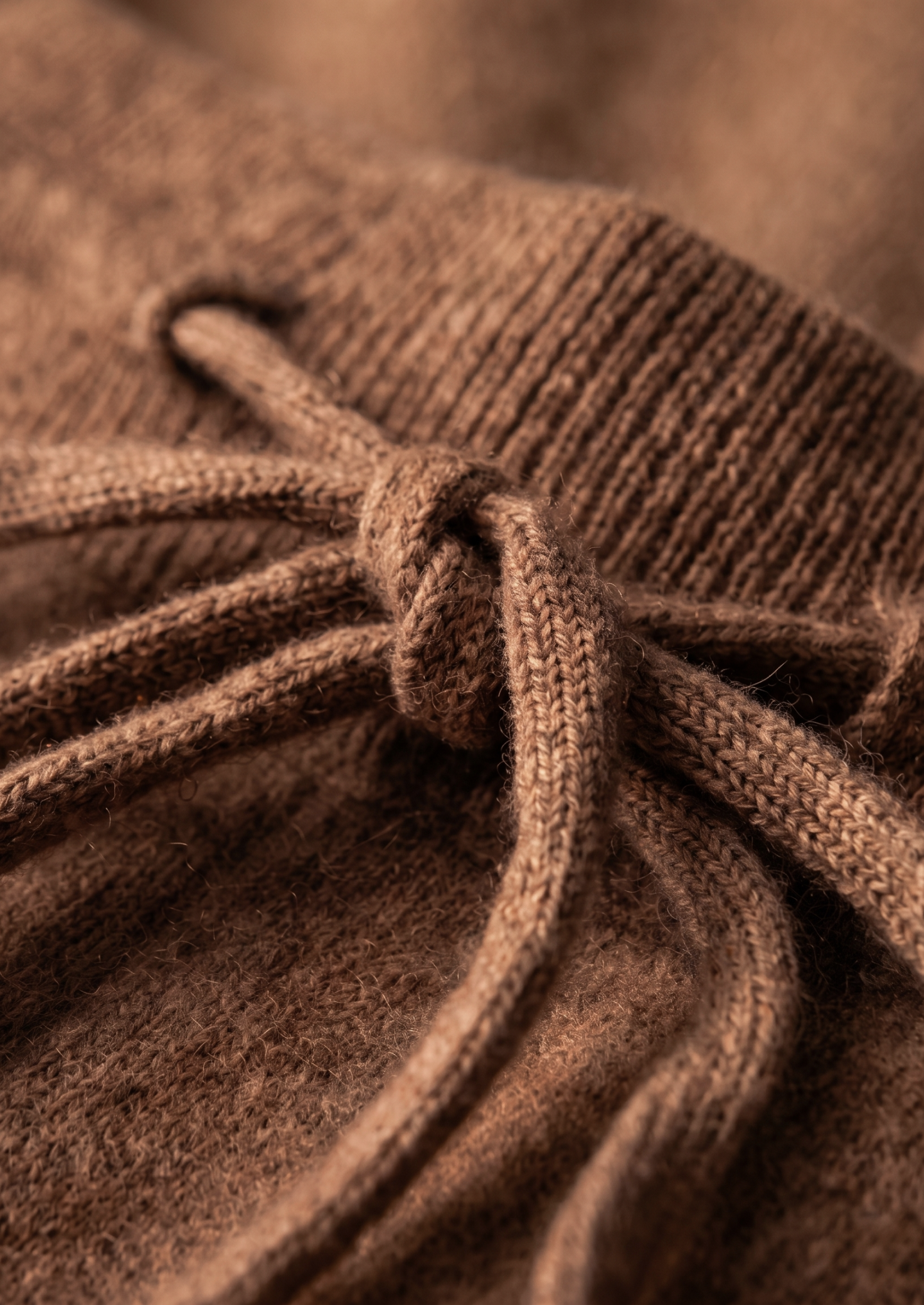 Pure Extra-Fine Merino Wool Caramel Luzzo Set | Solmar