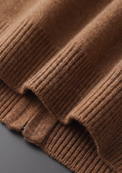 Pure Extra-Fine Merino Wool Caramel Luzzo Set | Solmar