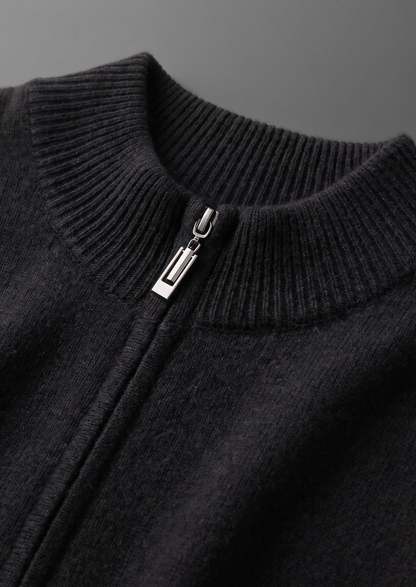 Pure Extra-Fine Merino Wool Black Luzzo Set | Solmar