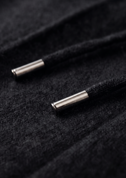 Pure Extra-Fine Merino Wool Black Luzzo Set | Solmar