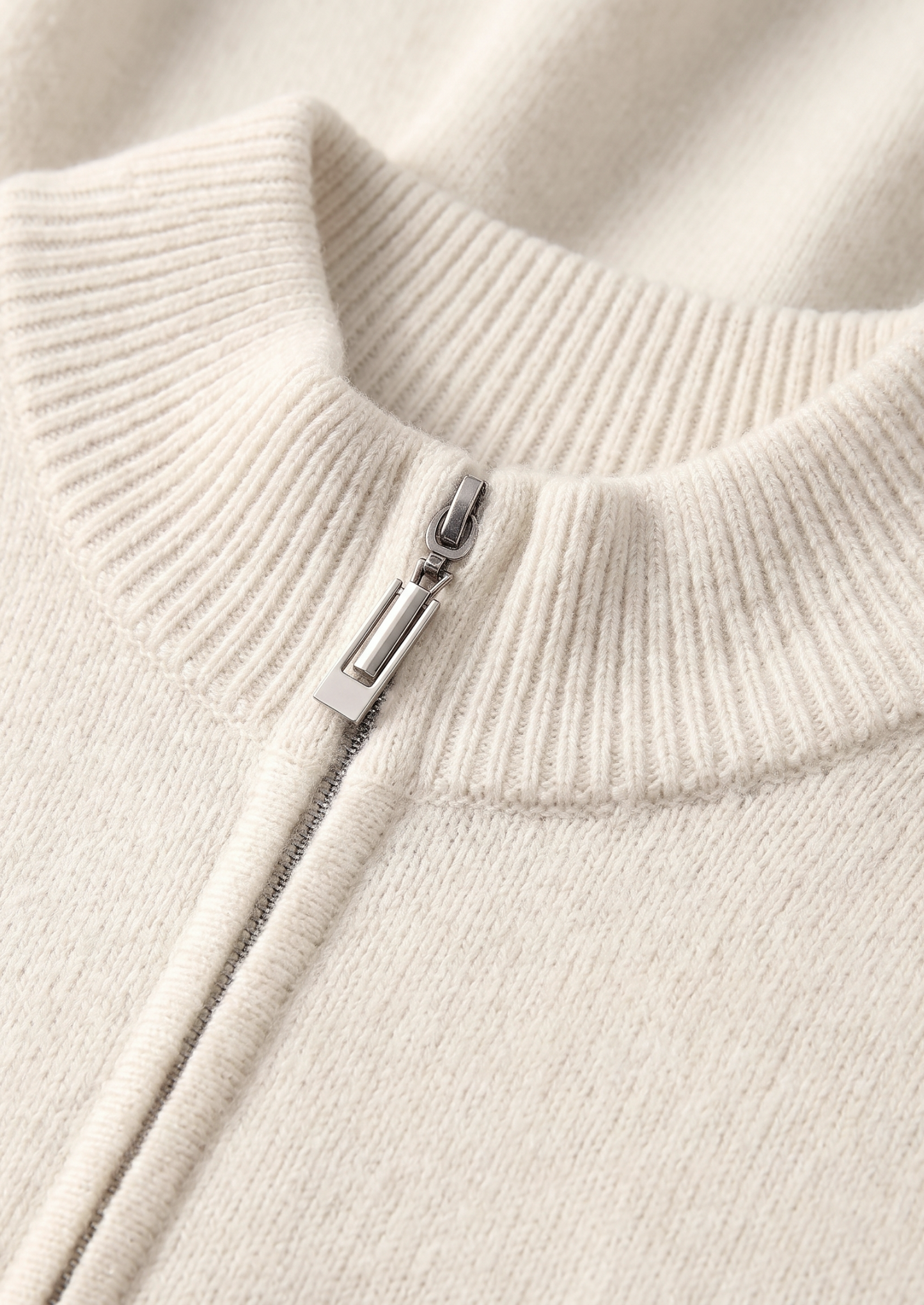 Pure Extra-Fine Merino Wool Cream White Luzzo Set | Solmar