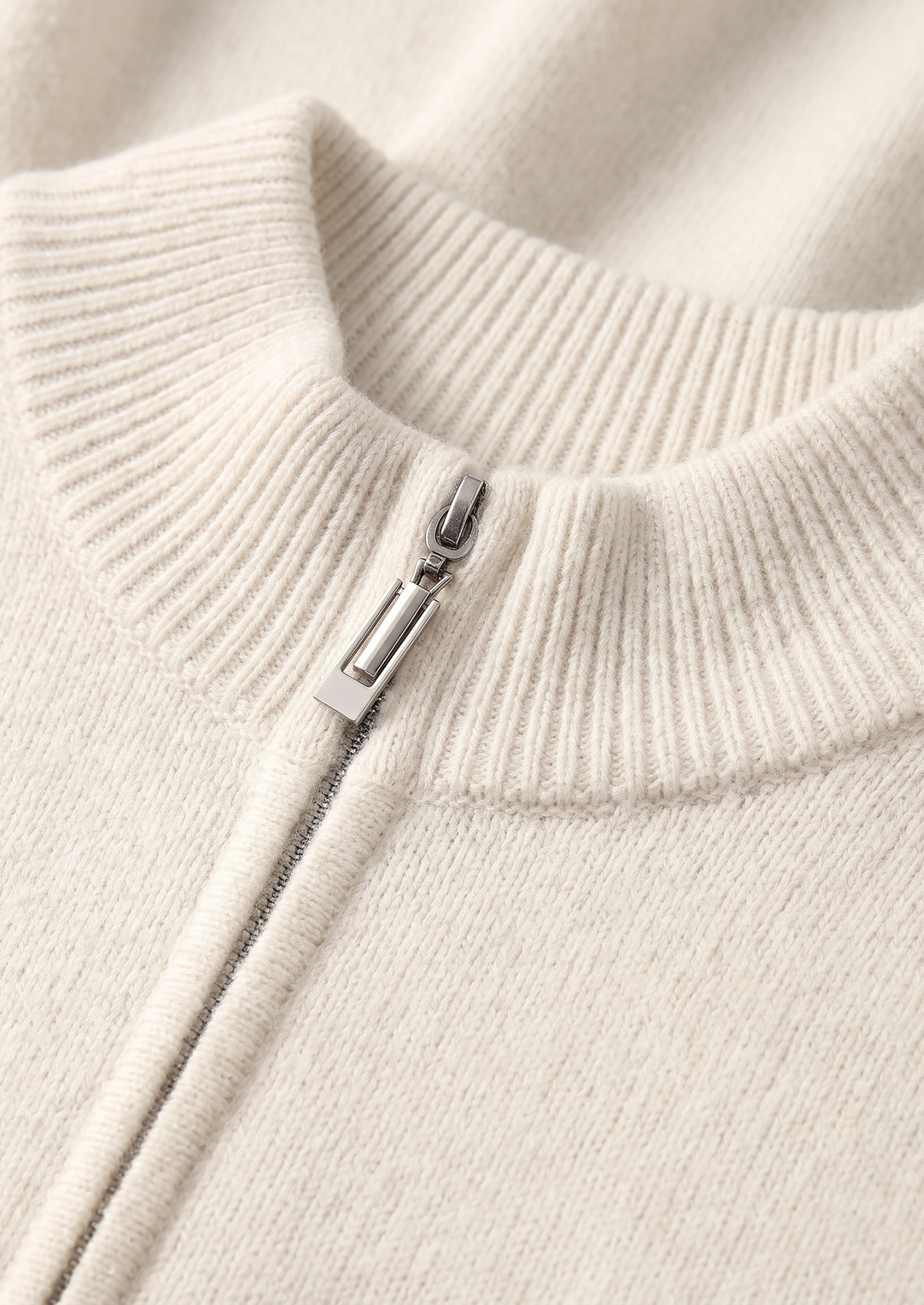 Pure Extra-Fine Merino Wool Cream White Luzzo Set | Solmar
