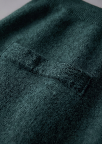 Pure Extra-Fine Merino Wool Sea Green Luzzo Set | Solmar