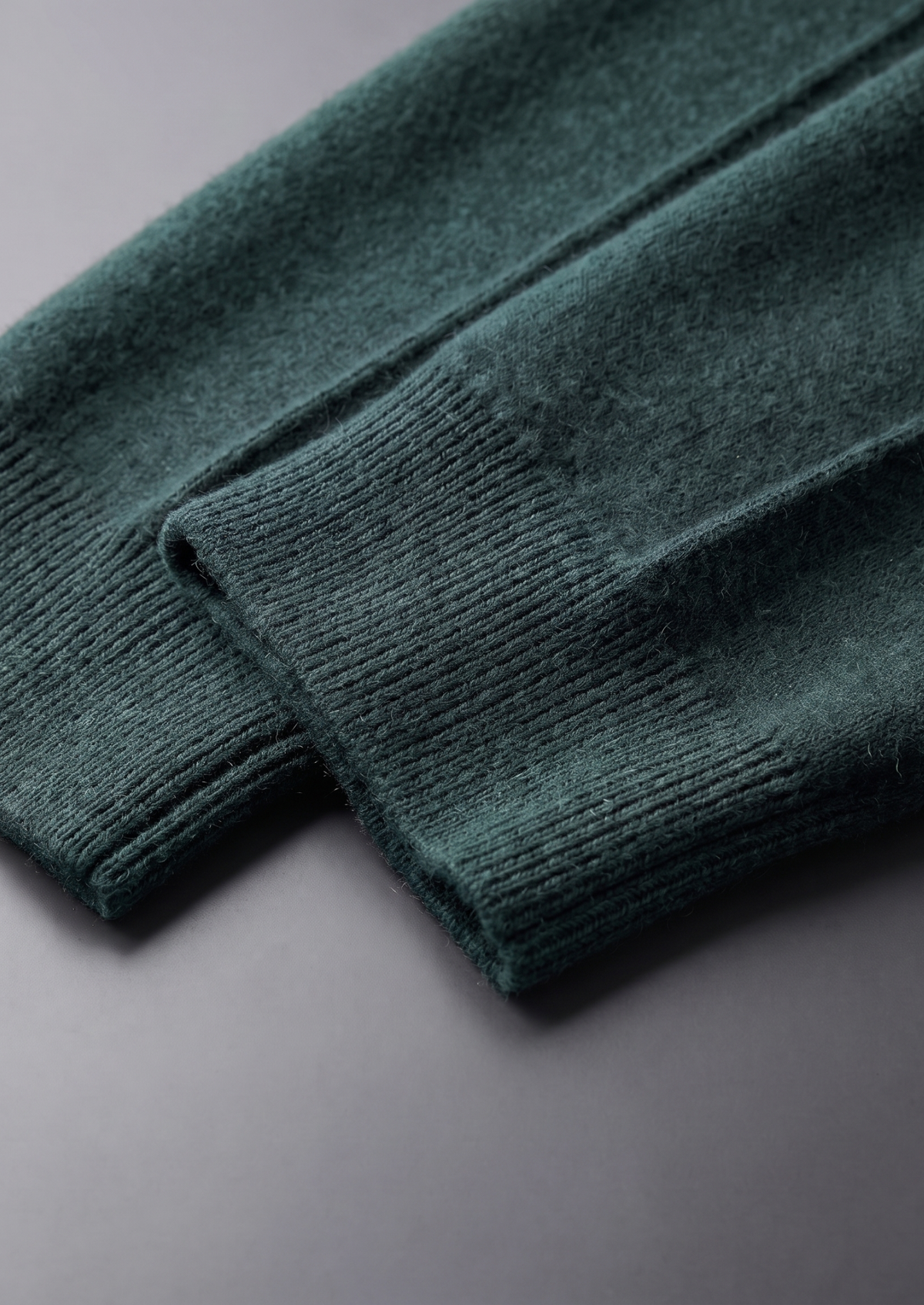 Pure Extra-Fine Merino Wool Sea Green Luzzo Set | Solmar