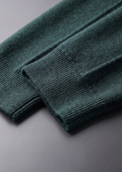 Pure Extra-Fine Merino Wool Sea Green Luzzo Set | Solmar